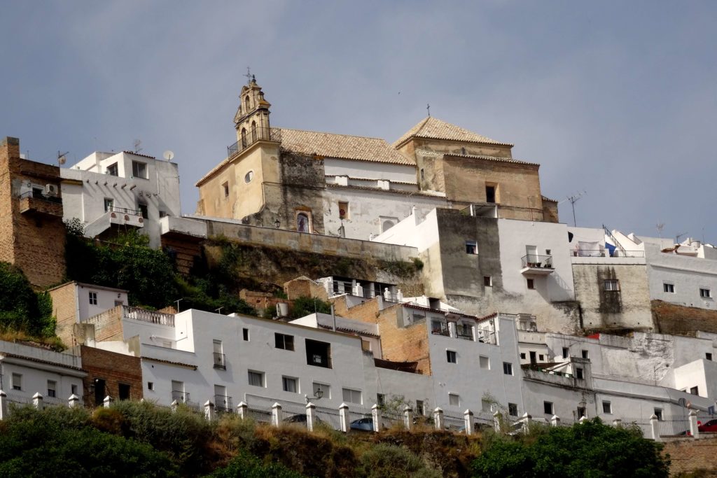 Blick auf Arcos de la Frontera von außerhalb