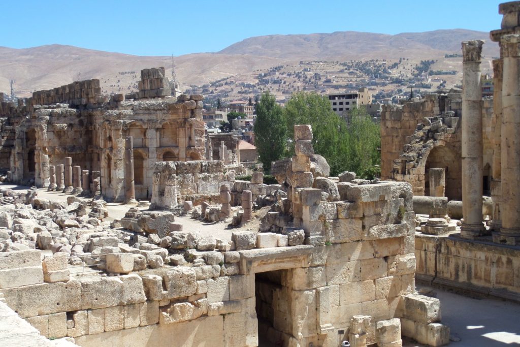 Antike Tempelanlage von Baalbek, Libanon.