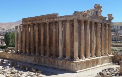 Bacchustempel in Baalbek, Libanon.