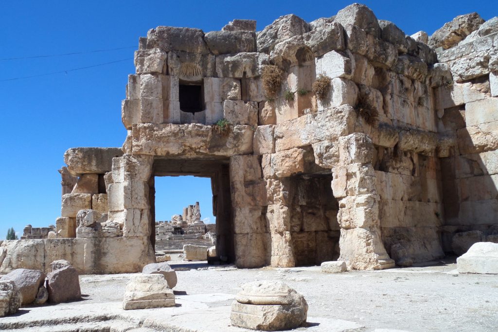 Tempelanlagen in Baalbek, Libanon.