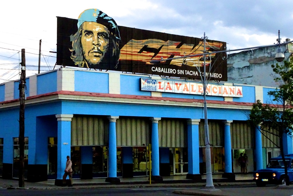 Der allgegenwärtige "Che" Guevara auf dem Paseo del Prado