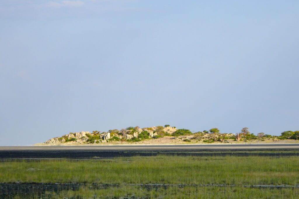 Kubu Island aus der Ferne