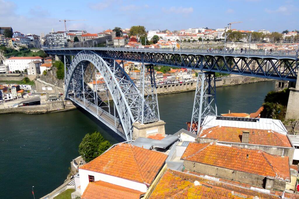 Brücke Ponte Dom Luís I in Porto 