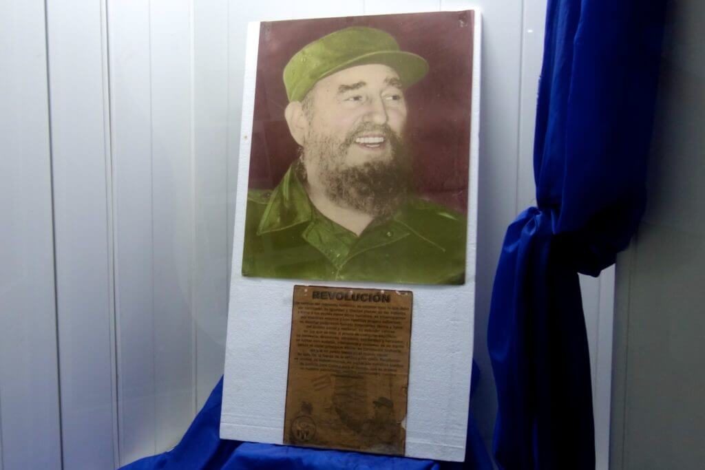 Foto von Fidel Castro in Holguín