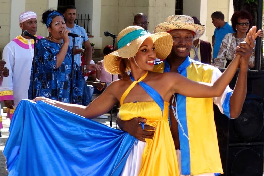 Noche Guantanamera, Tänzer im Parque Martí von Guantánamo