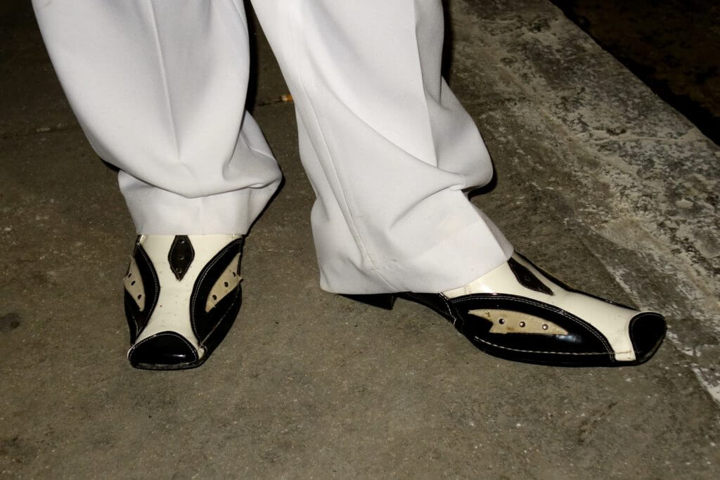 Kubanische Tanzschuhe in der Noche Guantanamera