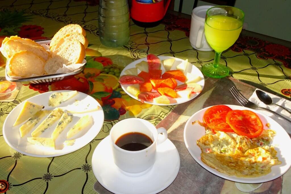 Frühstück in Casa Particular in Kuba