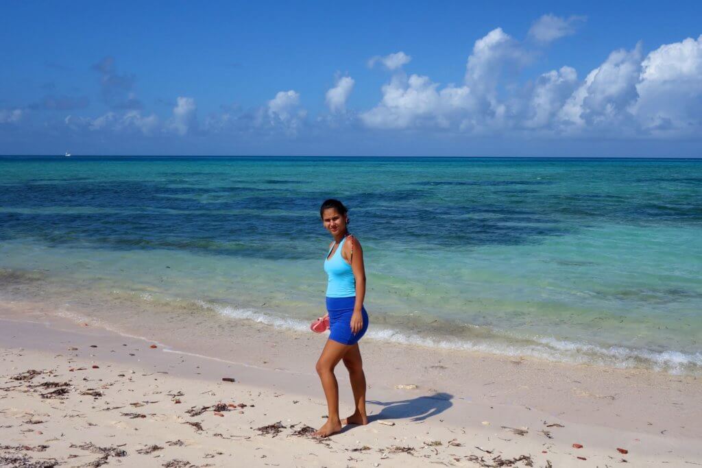 Casa Particular in Guardalavaca, Kuba. Karibischer Strand mit Blick aufs Meer.