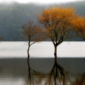 Kratersee Sete Cidades, Azoreninsel Sao Miguel.