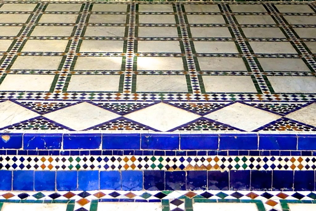 Bahia Palast, Marrakesch. Bunte Details.