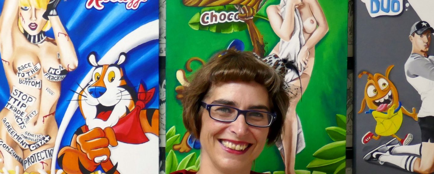 Maaike Dirkx, Pop-Art-Künstlerin aus Hamburg.