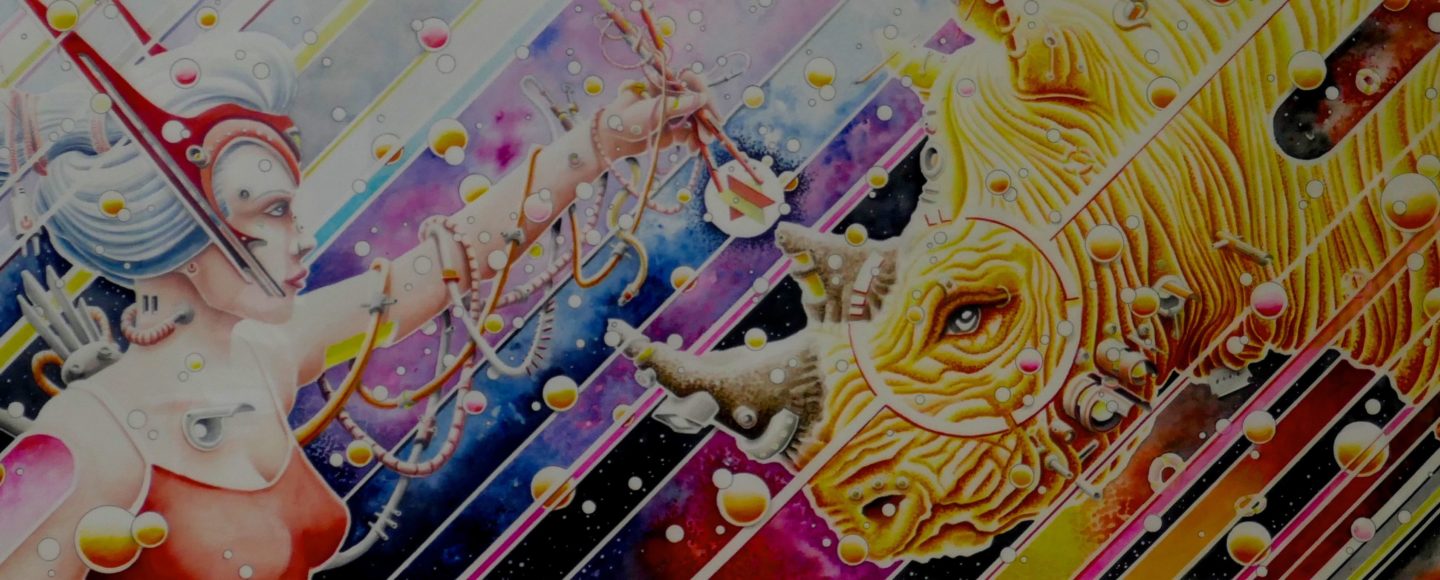 Bild des Hamburger Illustrators und Street-Art-Künstlers Absinth.