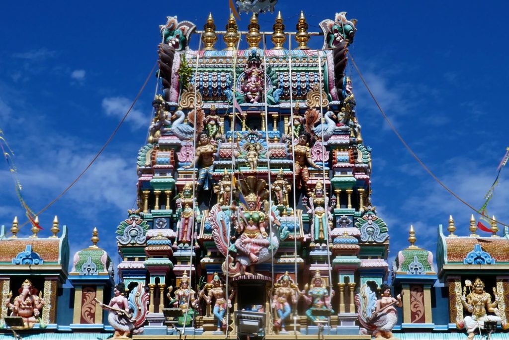 Arulmigu Sri Mahamariamman Tempel in George Town, Malaysia.