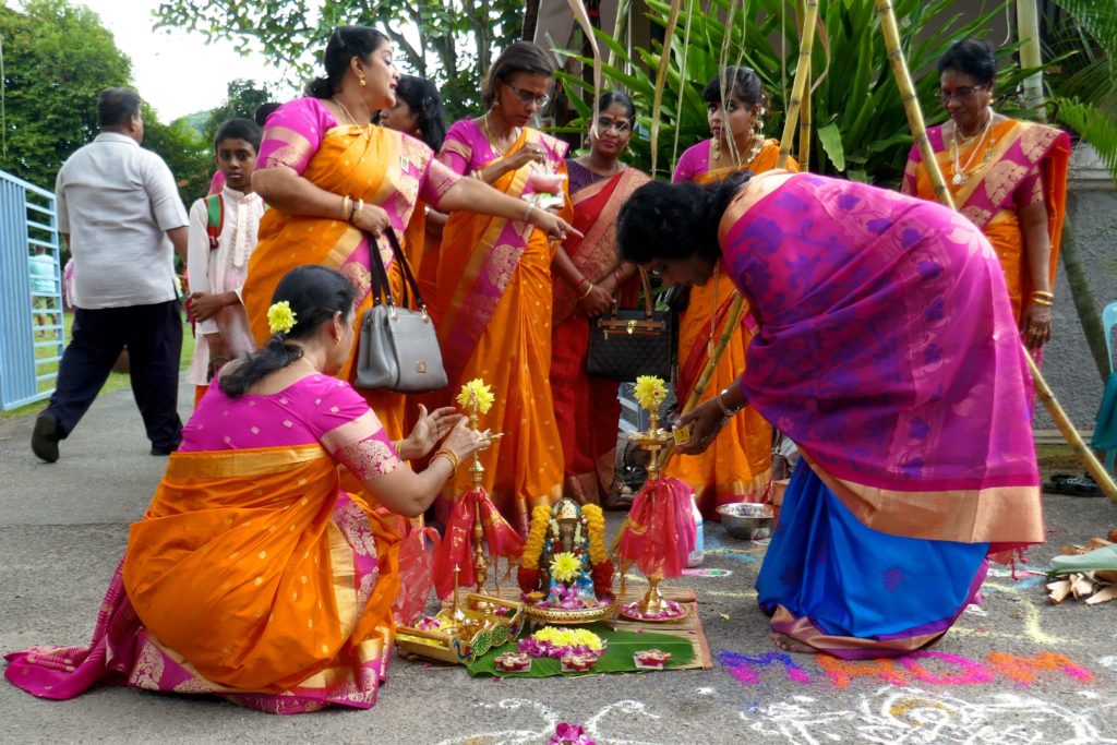 Pongal-Vorbereitungen in George Town, Malaysia.