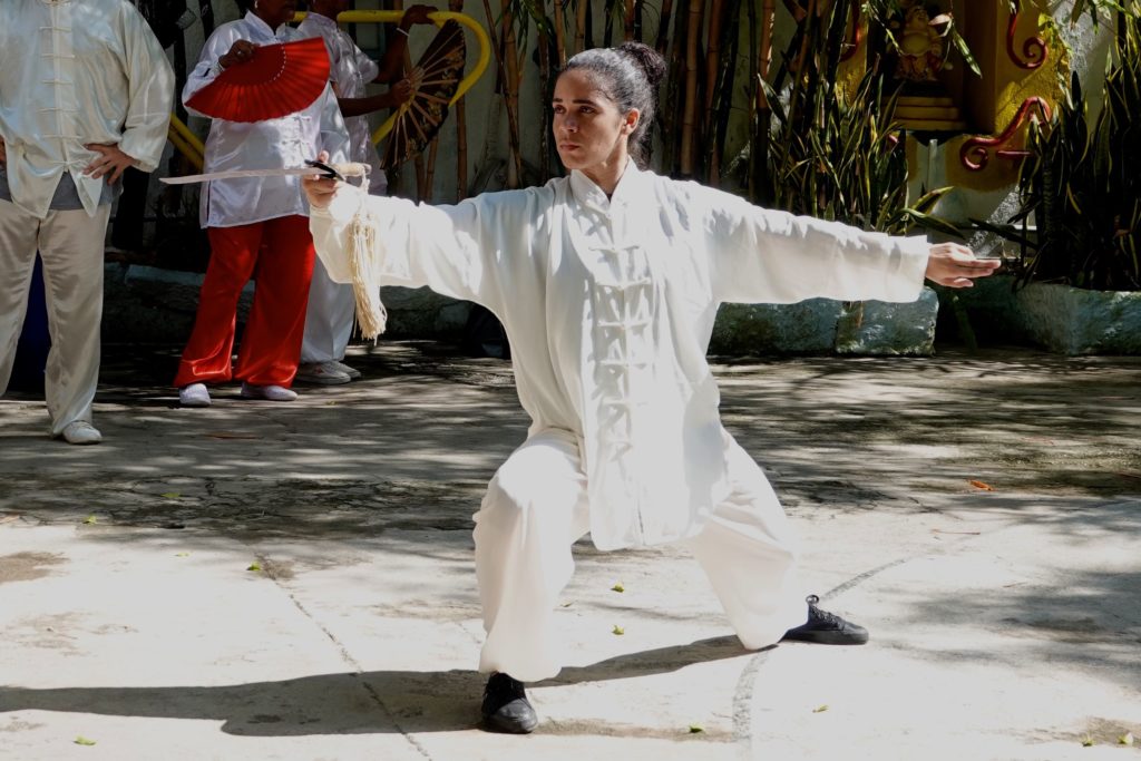 In der Wushu-Schule im kubanischen Havanna.