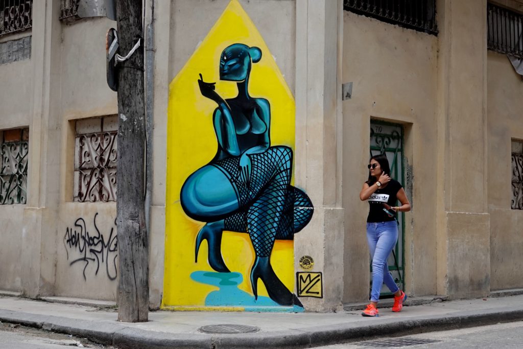 Street Art von Mr. Myl in Havanna.