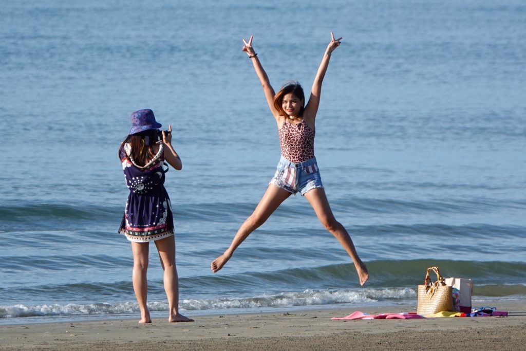 Foto-Shooting am Hua Hin Beach.
