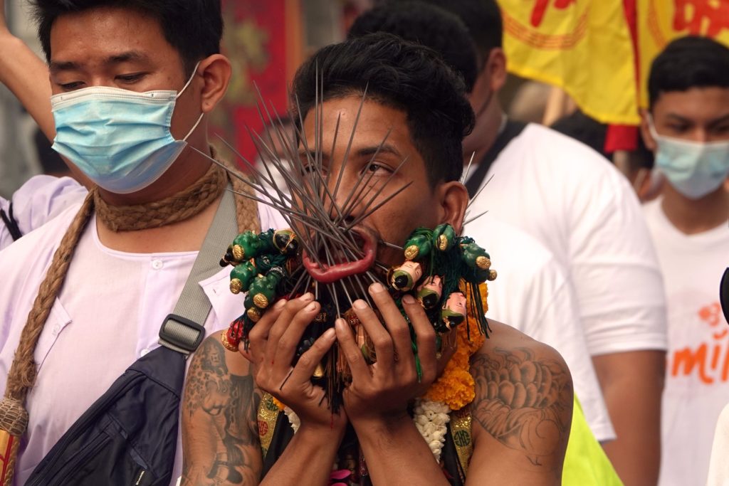 Ma Song beim Vegetarian Festival in Phuket.