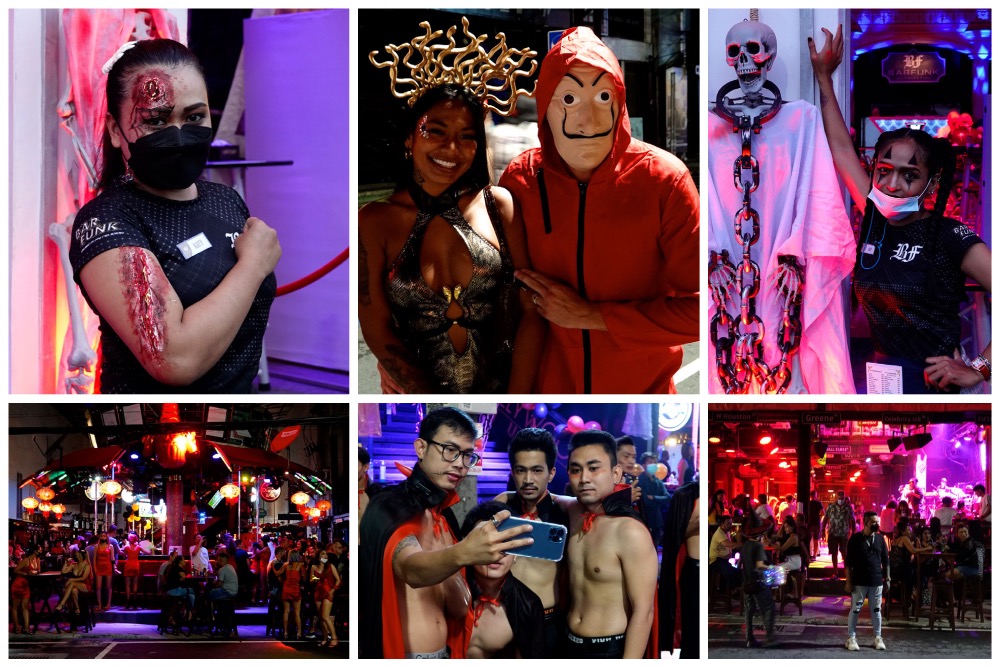 Halloween in Phuket: Party-Stimmung in der Bangla Road von Patong.