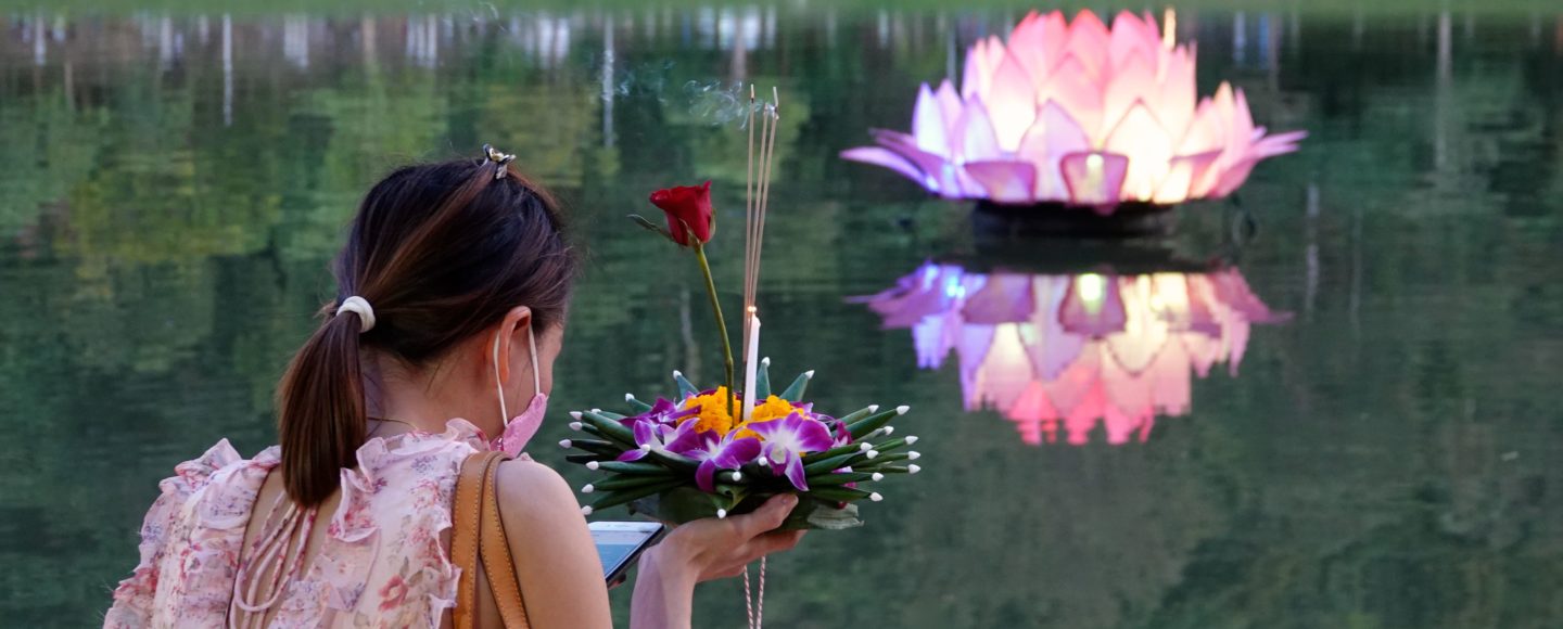 Loy Krathong in Rawai, Phuket.