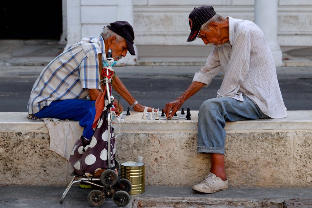 Havanna: Schach auf dem Paseo del Prado.