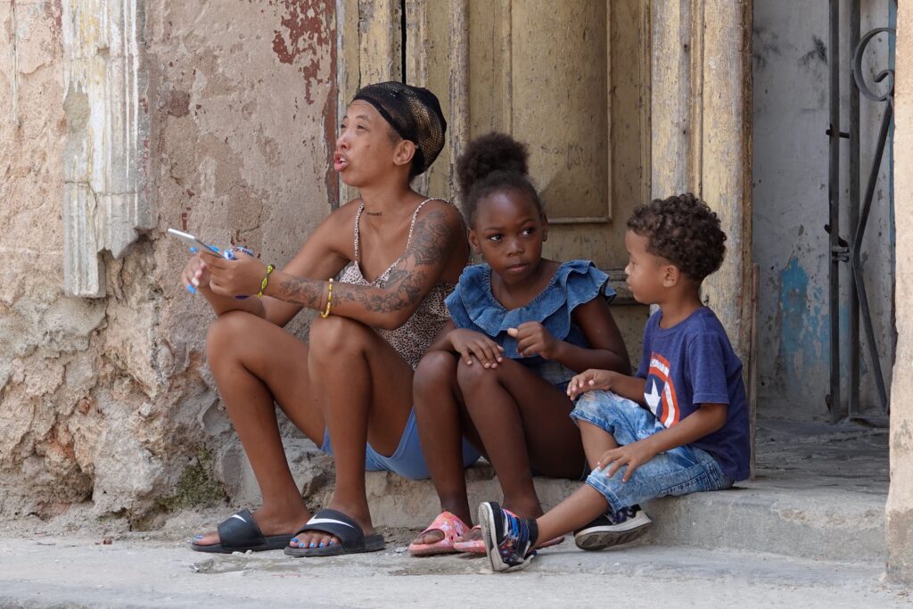 Menschen in Havanna